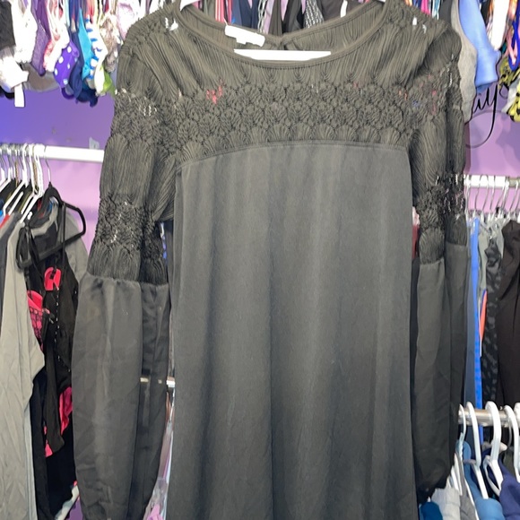 Maurice’s Long dress lace beads sequins mesh light weight designer size XS - Picture 3 of 9